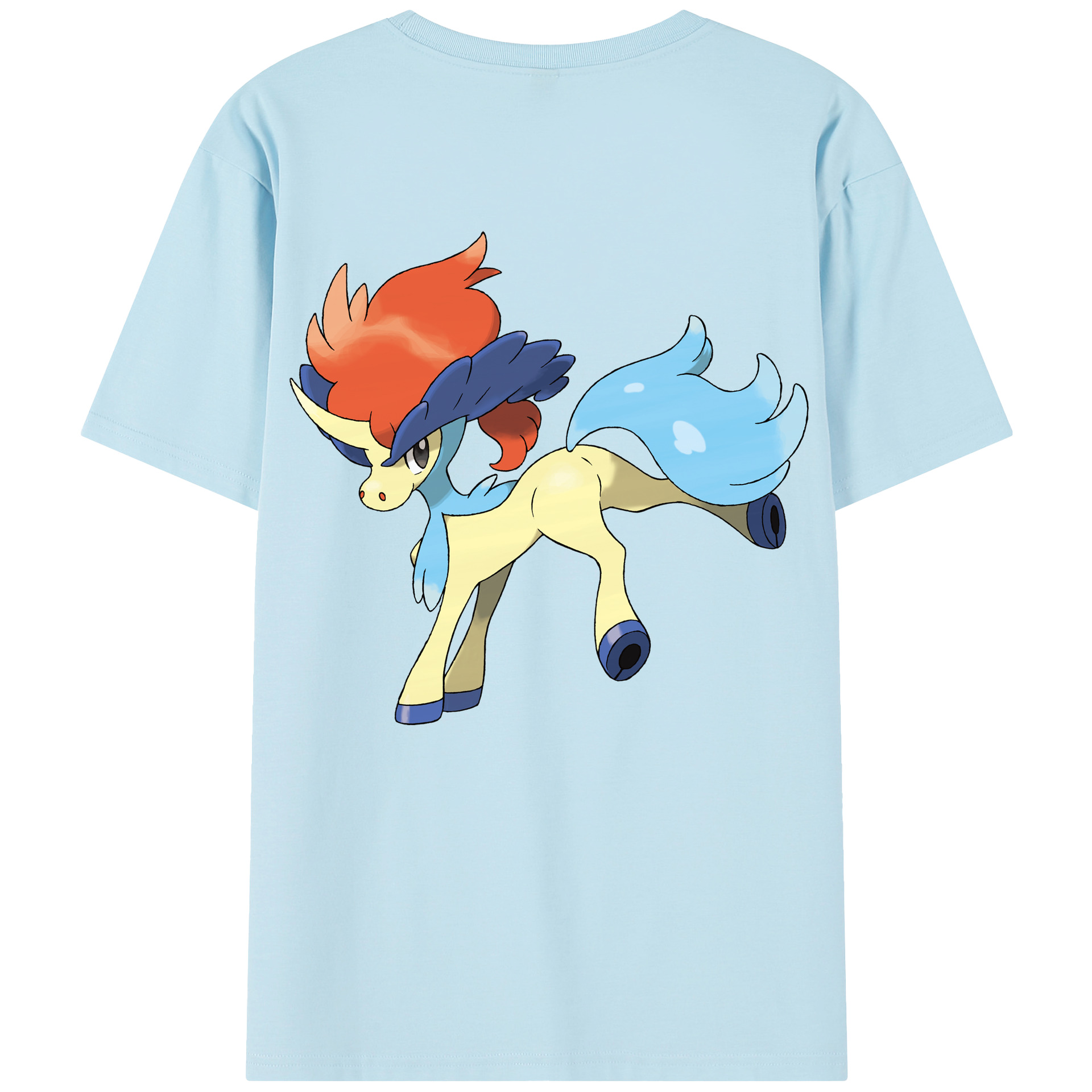 （画像用） ポケットモンスター Pokémon 綿100％半袖Tシャツ（背面プリント）